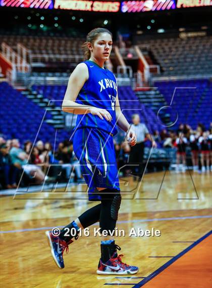 Thumbnail 1 in Xavier College Prep vs Boulder Creek (Hoopin' it Up at the Arena) photogallery.