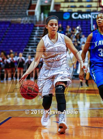 Thumbnail 3 in Xavier College Prep vs Boulder Creek (Hoopin' it Up at the Arena) photogallery.