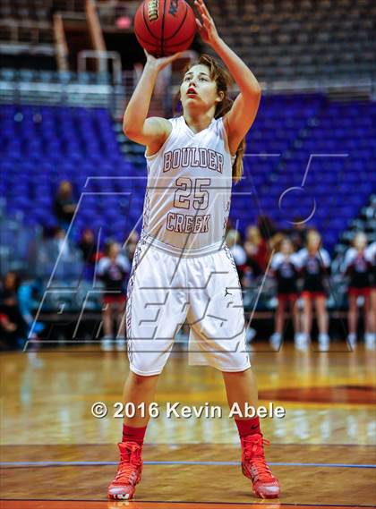 Thumbnail 3 in Xavier College Prep vs Boulder Creek (Hoopin' it Up at the Arena) photogallery.