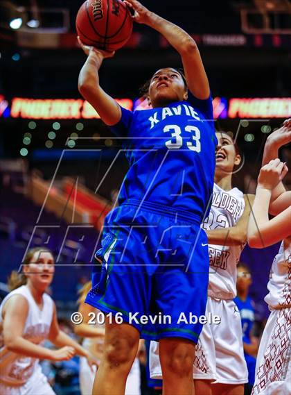 Thumbnail 3 in Xavier College Prep vs Boulder Creek (Hoopin' it Up at the Arena) photogallery.