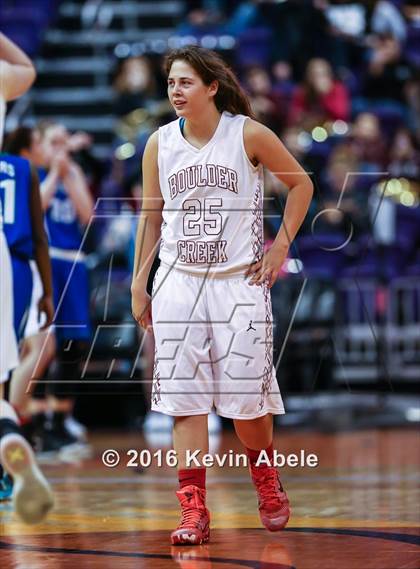 Thumbnail 1 in Xavier College Prep vs Boulder Creek (Hoopin' it Up at the Arena) photogallery.