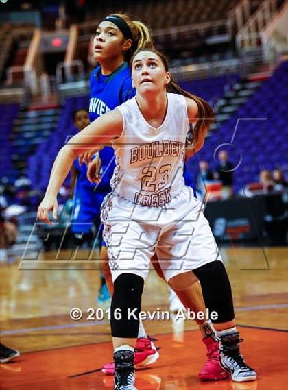 Thumbnail 1 in Xavier College Prep vs Boulder Creek (Hoopin' it Up at the Arena) photogallery.