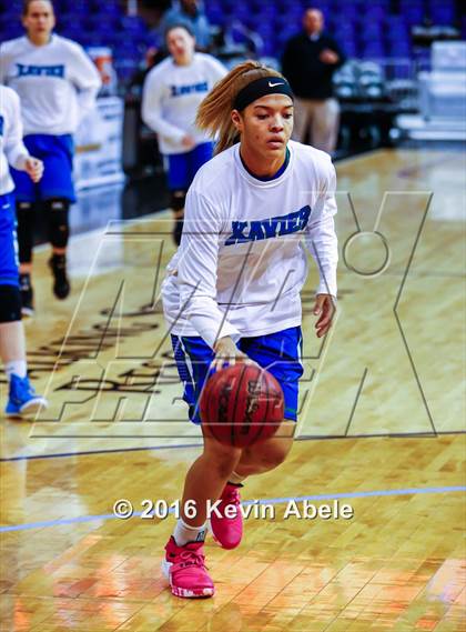 Thumbnail 1 in Xavier College Prep vs Boulder Creek (Hoopin' it Up at the Arena) photogallery.