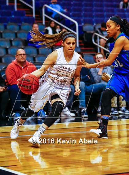 Thumbnail 2 in Xavier College Prep vs Boulder Creek (Hoopin' it Up at the Arena) photogallery.