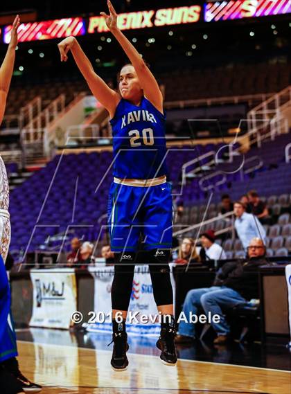 Thumbnail 3 in Xavier College Prep vs Boulder Creek (Hoopin' it Up at the Arena) photogallery.