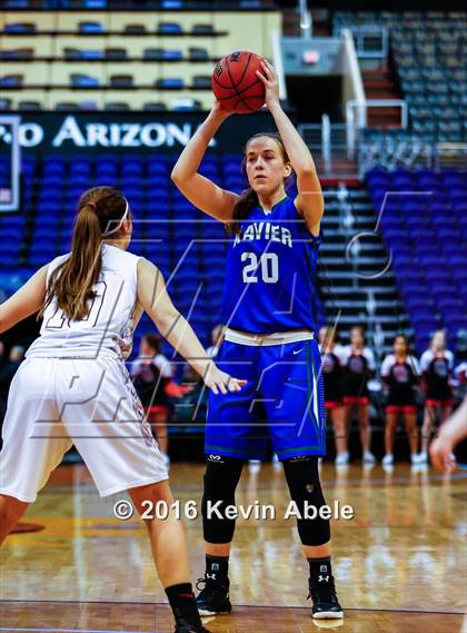 Thumbnail 1 in Xavier College Prep vs Boulder Creek (Hoopin' it Up at the Arena) photogallery.