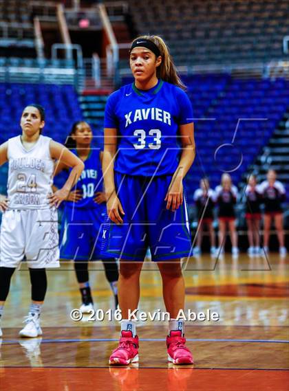 Thumbnail 2 in Xavier College Prep vs Boulder Creek (Hoopin' it Up at the Arena) photogallery.