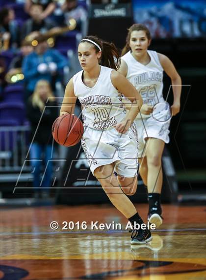 Thumbnail 3 in Xavier College Prep vs Boulder Creek (Hoopin' it Up at the Arena) photogallery.