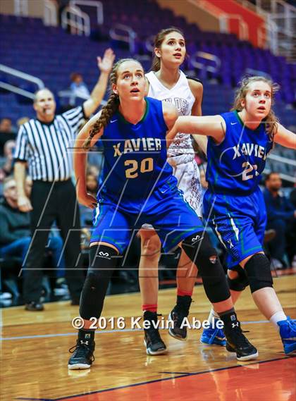 Thumbnail 3 in Xavier College Prep vs Boulder Creek (Hoopin' it Up at the Arena) photogallery.