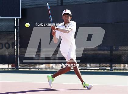 Thumbnail 2 in Amarillo vs LASA (UIL Class 5A Team Tennis Semifinal) photogallery.