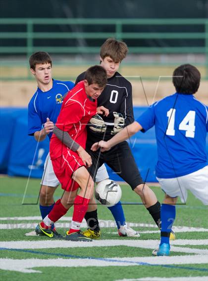 Thumbnail 2 in MacArthur [Douglas] vs Bel Air (NISD Boys Soccer Showcase) photogallery.