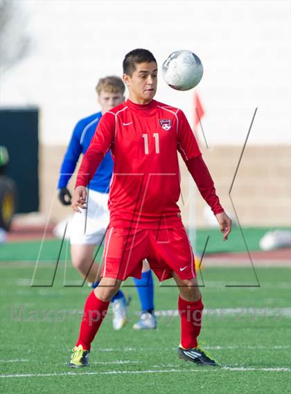 Thumbnail 1 in MacArthur [Douglas] vs Bel Air (NISD Boys Soccer Showcase) photogallery.