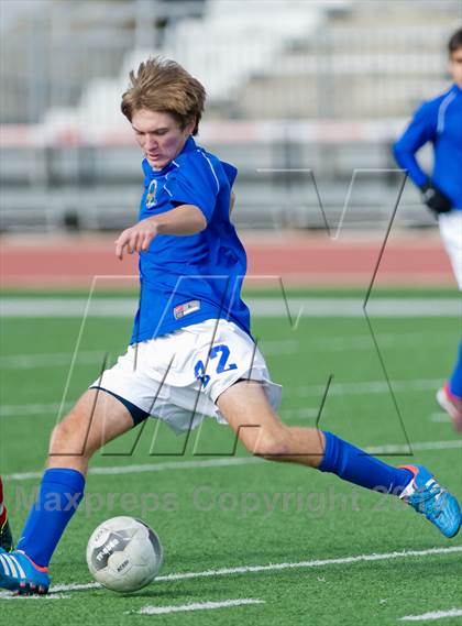 Thumbnail 1 in MacArthur [Douglas] vs Bel Air (NISD Boys Soccer Showcase) photogallery.