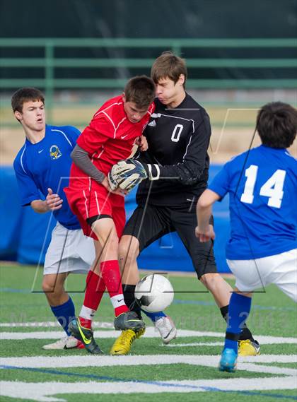Thumbnail 1 in MacArthur [Douglas] vs Bel Air (NISD Boys Soccer Showcase) photogallery.