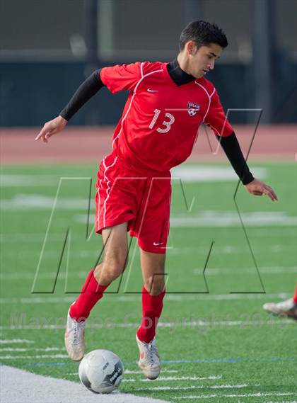 Thumbnail 1 in MacArthur [Douglas] vs Bel Air (NISD Boys Soccer Showcase) photogallery.