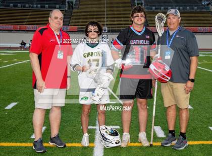 Thumbnail 3 in Cardinal Gibbons vs. Charlotte Catholic (NCHSAA 4A Final Awards) photogallery.