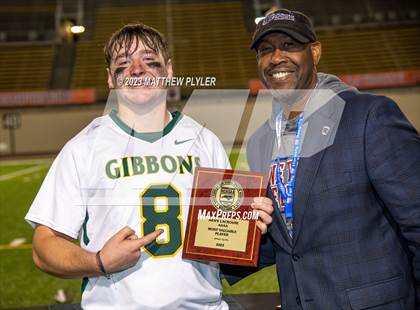 Thumbnail 1 in Cardinal Gibbons vs. Charlotte Catholic (NCHSAA 4A Final Awards) photogallery.