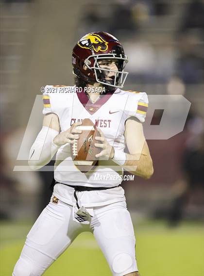 Thumbnail 2 in Clovis West @ Bullard (CIF CS Division II Round 2 Playoff) photogallery.