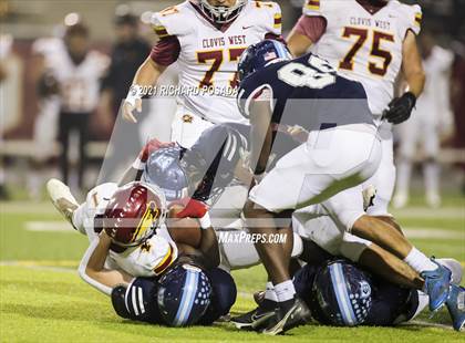 Thumbnail 3 in Clovis West @ Bullard (CIF CS Division II Round 2 Playoff) photogallery.