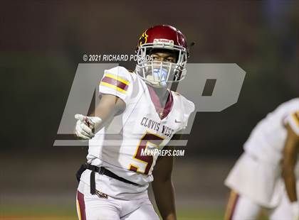 Thumbnail 3 in Clovis West @ Bullard (CIF CS Division II Round 2 Playoff) photogallery.