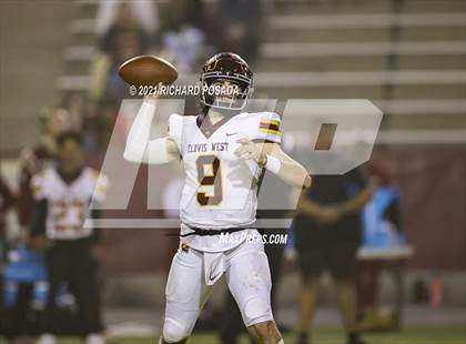 Thumbnail 3 in Clovis West @ Bullard (CIF CS Division II Round 2 Playoff) photogallery.