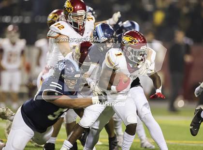 Thumbnail 2 in Clovis West @ Bullard (CIF CS Division II Round 2 Playoff) photogallery.