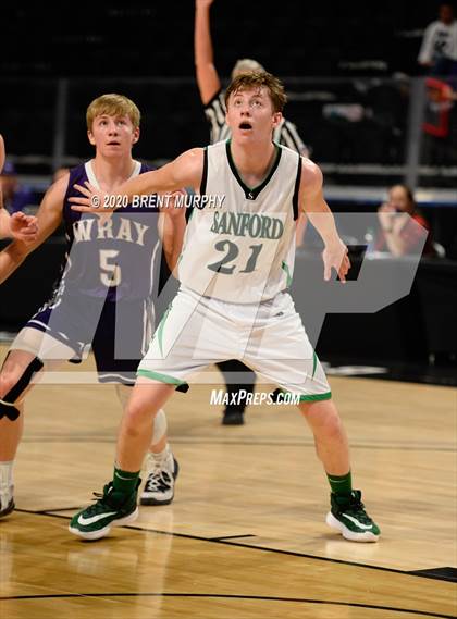 Thumbnail 3 in Sanford vs. Wray (CHSAA 2A Great 8) photogallery.