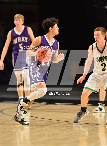 Thumbnail 2 in Sanford vs. Wray (CHSAA 2A Great 8) photogallery.