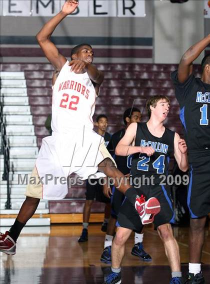 Thumbnail 3 in McCallum vs South Grand Prairie (Sherman Holiday Tournament) photogallery.