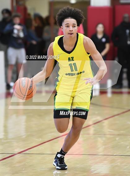Thumbnail 3 in AZ Compass Prep vs. IMG Academy (FL) - (Hoophall West) photogallery.