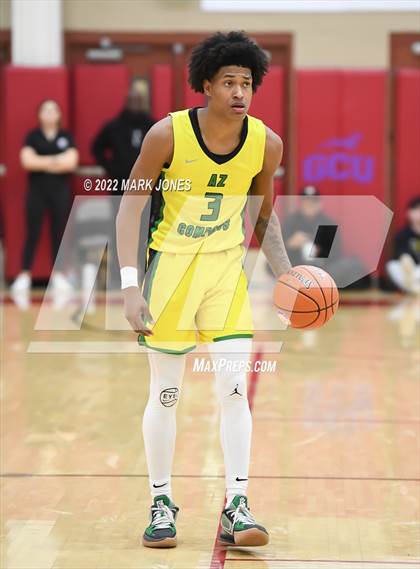 Thumbnail 2 in AZ Compass Prep vs. IMG Academy (FL) - (Hoophall West) photogallery.