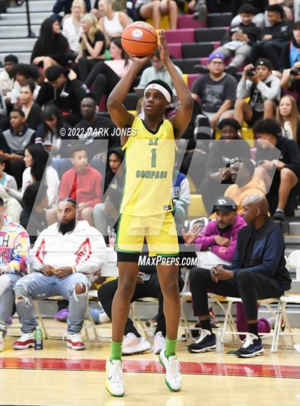 Thumbnail 3 in AZ Compass Prep vs. IMG Academy (FL) - (Hoophall West) photogallery.