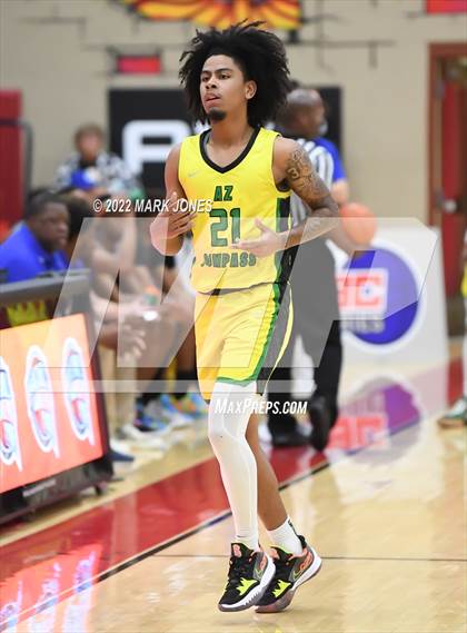 Thumbnail 1 in AZ Compass Prep vs. IMG Academy (FL) - (Hoophall West) photogallery.