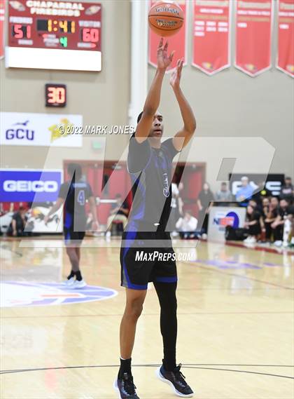 Thumbnail 2 in AZ Compass Prep vs. IMG Academy (FL) - (Hoophall West) photogallery.