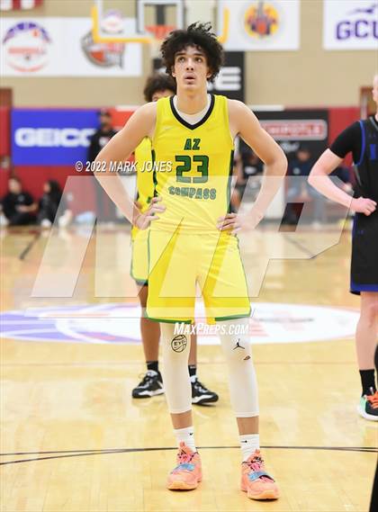 Thumbnail 1 in AZ Compass Prep vs. IMG Academy (FL) - (Hoophall West) photogallery.