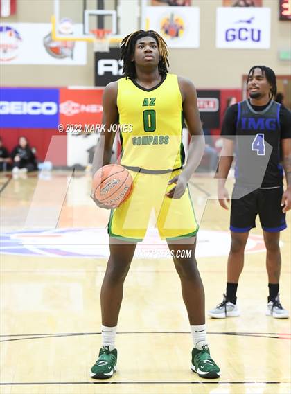 Thumbnail 3 in AZ Compass Prep vs. IMG Academy (FL) - (Hoophall West) photogallery.