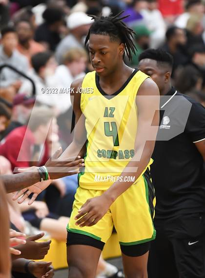 Thumbnail 3 in AZ Compass Prep vs. IMG Academy (FL) - (Hoophall West) photogallery.