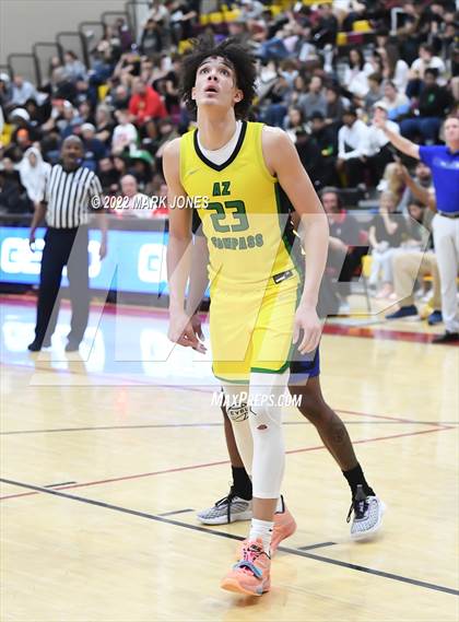 Thumbnail 1 in AZ Compass Prep vs. IMG Academy (FL) - (Hoophall West) photogallery.