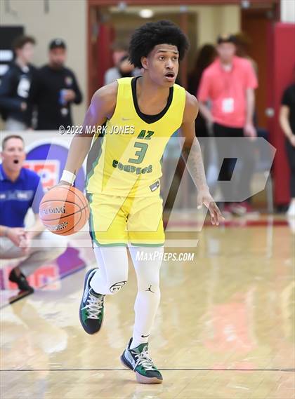 Thumbnail 2 in AZ Compass Prep vs. IMG Academy (FL) - (Hoophall West) photogallery.