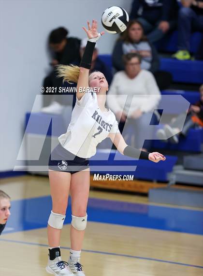 Thumbnail 1 in Lafayette Central Catholic vs. Kouts (IHSAA 1A Semifinal Playoff) photogallery.