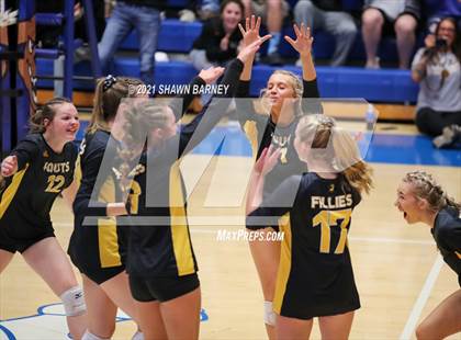 Thumbnail 2 in Lafayette Central Catholic vs. Kouts (IHSAA 1A Semifinal Playoff) photogallery.