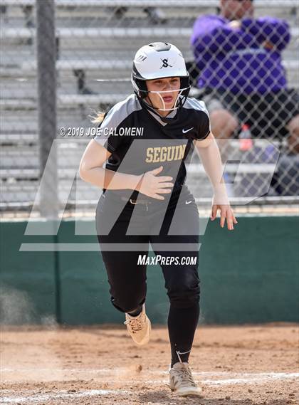 Thumbnail 2 in San Marcos vs Seguin (NEISD Softball Tournament) photogallery.