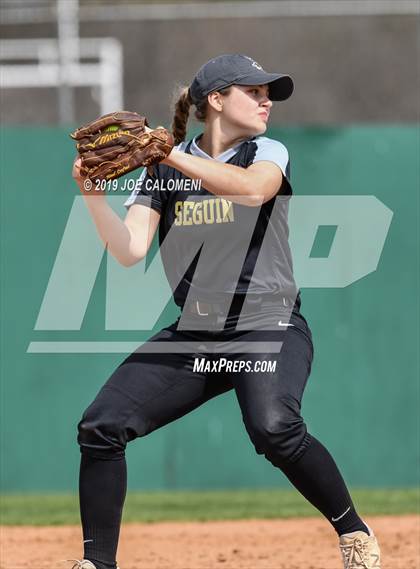 Thumbnail 2 in San Marcos vs Seguin (NEISD Softball Tournament) photogallery.