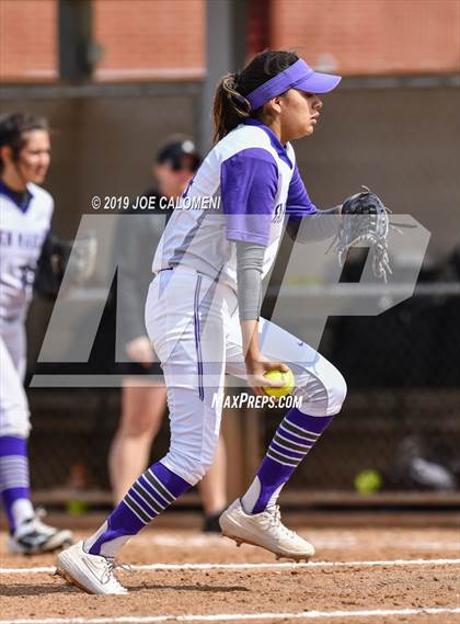 Thumbnail 1 in San Marcos vs Seguin (NEISD Softball Tournament) photogallery.