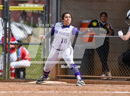Thumbnail 3 in San Marcos vs Seguin (NEISD Softball Tournament) photogallery.