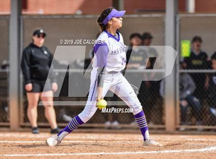 Thumbnail 2 in San Marcos vs Seguin (NEISD Softball Tournament) photogallery.