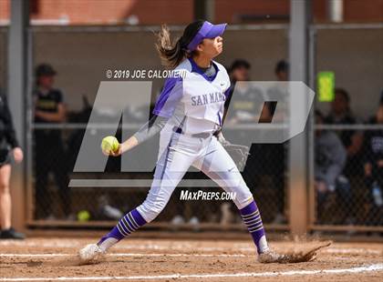 Thumbnail 3 in San Marcos vs Seguin (NEISD Softball Tournament) photogallery.
