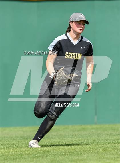 Thumbnail 3 in San Marcos vs Seguin (NEISD Softball Tournament) photogallery.