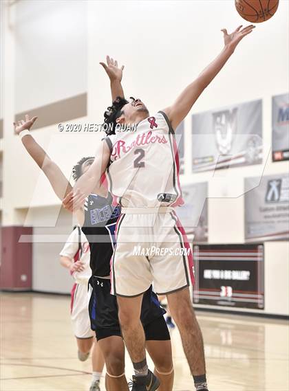 Thumbnail 1 in Rancho Mirage vs. Excelsior Charter (Rancho Mirage Holiday Invitational) photogallery.