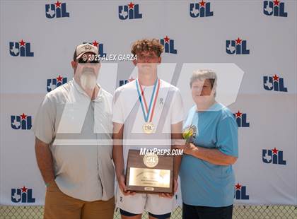 Thumbnail 3 in UIL Tennis 1A & 2A Boys Finals (Awards) photogallery.